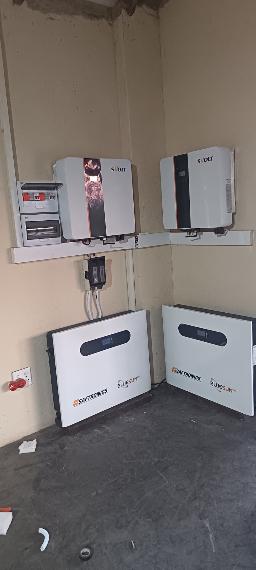 Inverter and battery backup system installed by Power Plumbers & Electrical